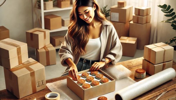 月餅郵寄到德國(guó)